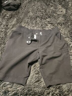 adidas Black Performance Shorts with Subtle Logo